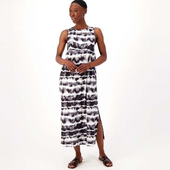 Koolaburra by UGG Women's Dress Rayon Spandex Lounge Maxi Black EUC Size - L - Picture 7 of 7